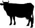silhouette-vache
