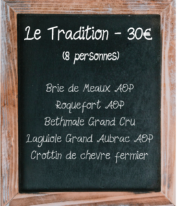 Plateau de fromage Tradition